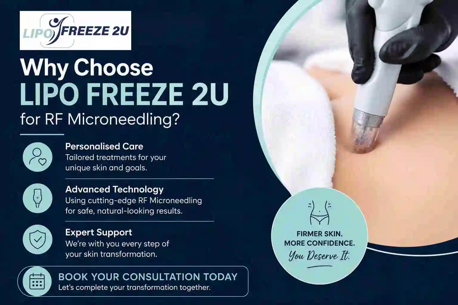 Why Choose LIPO FREEZE 2U for RF Microneedling West Hampstead?